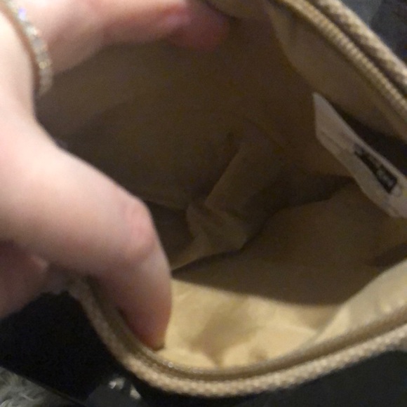 Getagadget~Dollywood Butterfly Canvas Clutch~Aqualux wristlet heavy canvas ~NWT - Picture 5 of 6